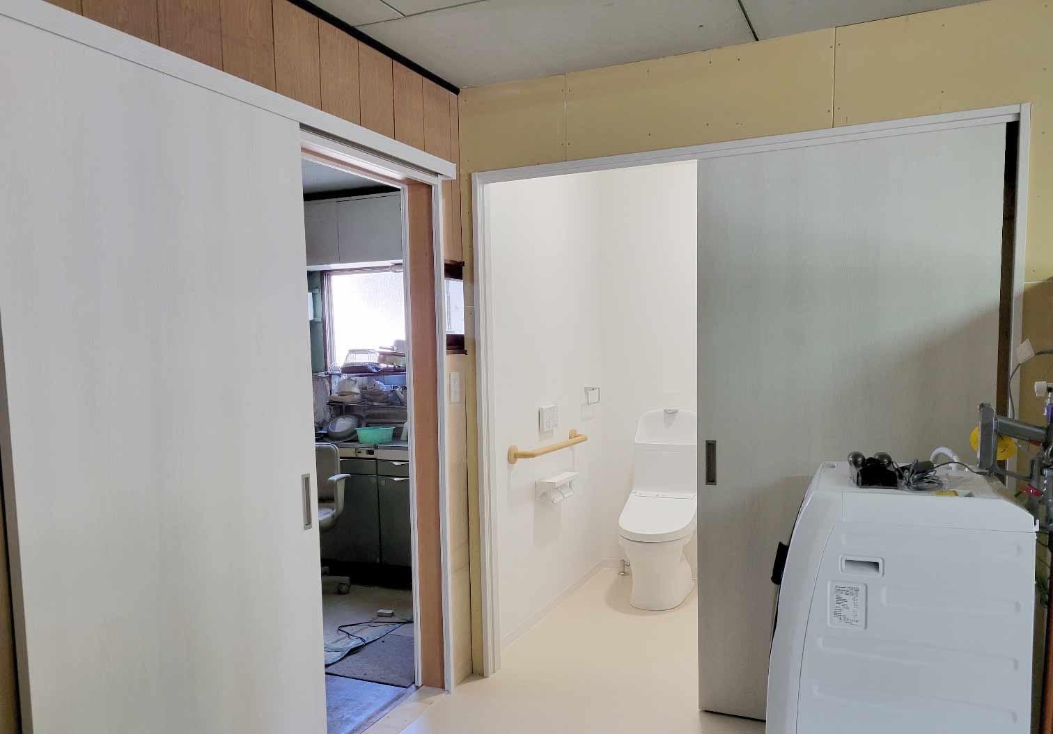 米子のリフォーム会社トイロの浴室・トイレの新設画像完成
