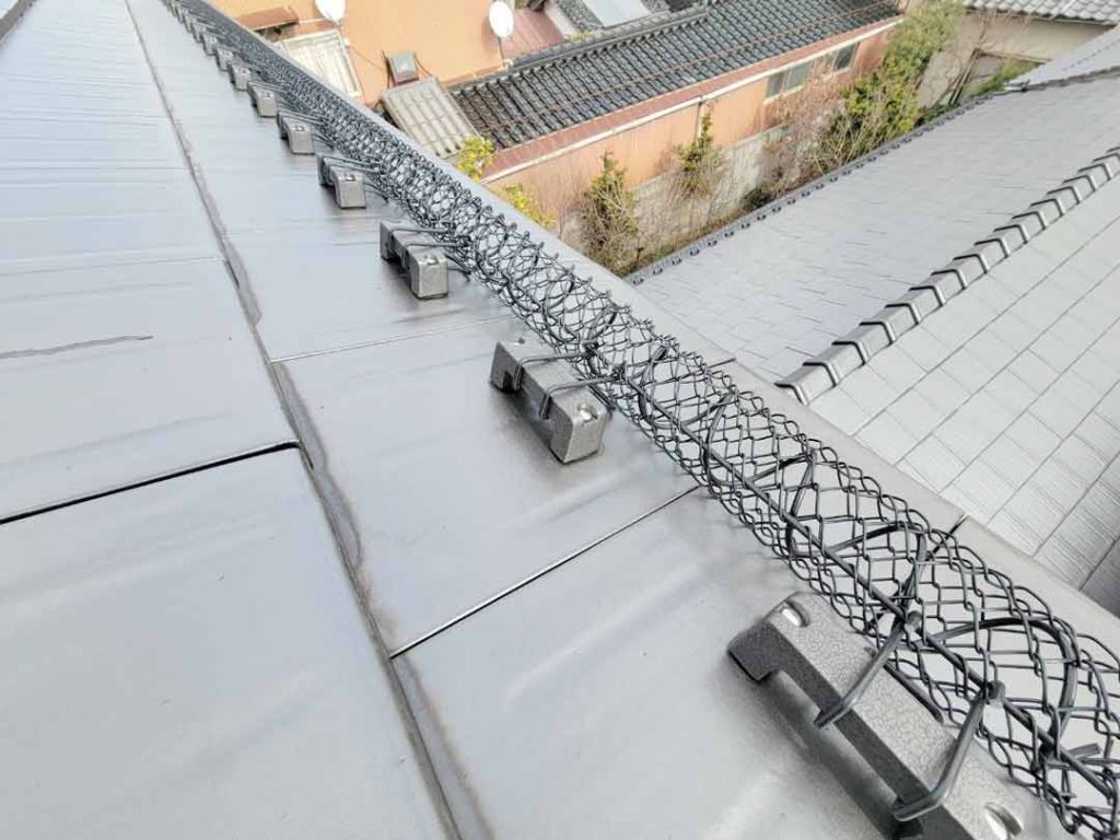 米子のリフォーム会社トイロの雪止め施工事例施工後