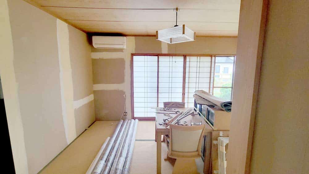 米子のリフォーム会社TOIROのY様邸和室改修施工中1