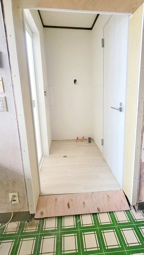 米子市O様邸水回りリフォーム施工中