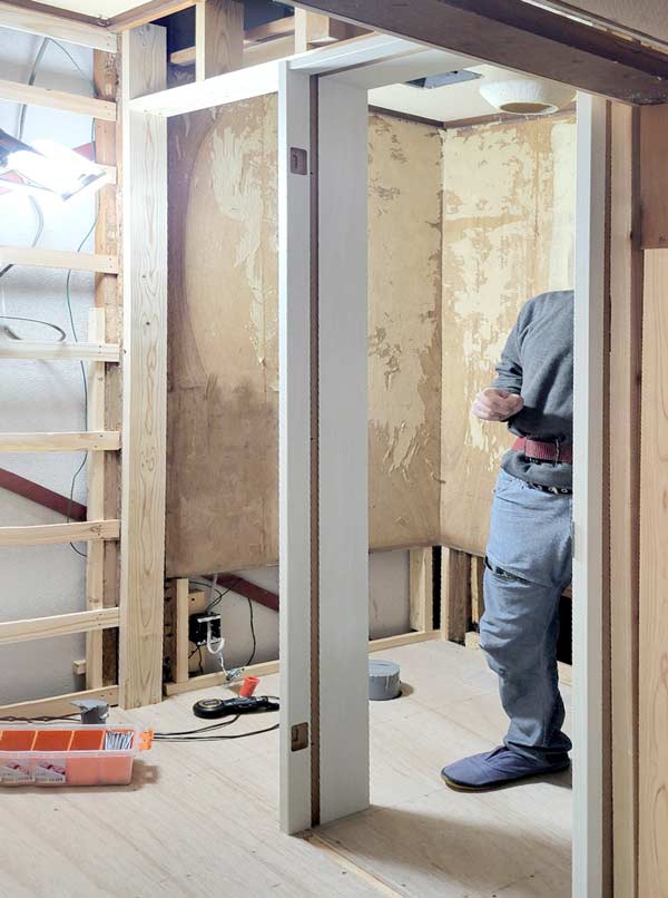 米子市O様邸水回りリフォーム施工中