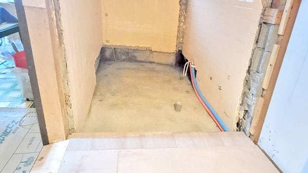米子市O様邸水回りリフォーム施工中