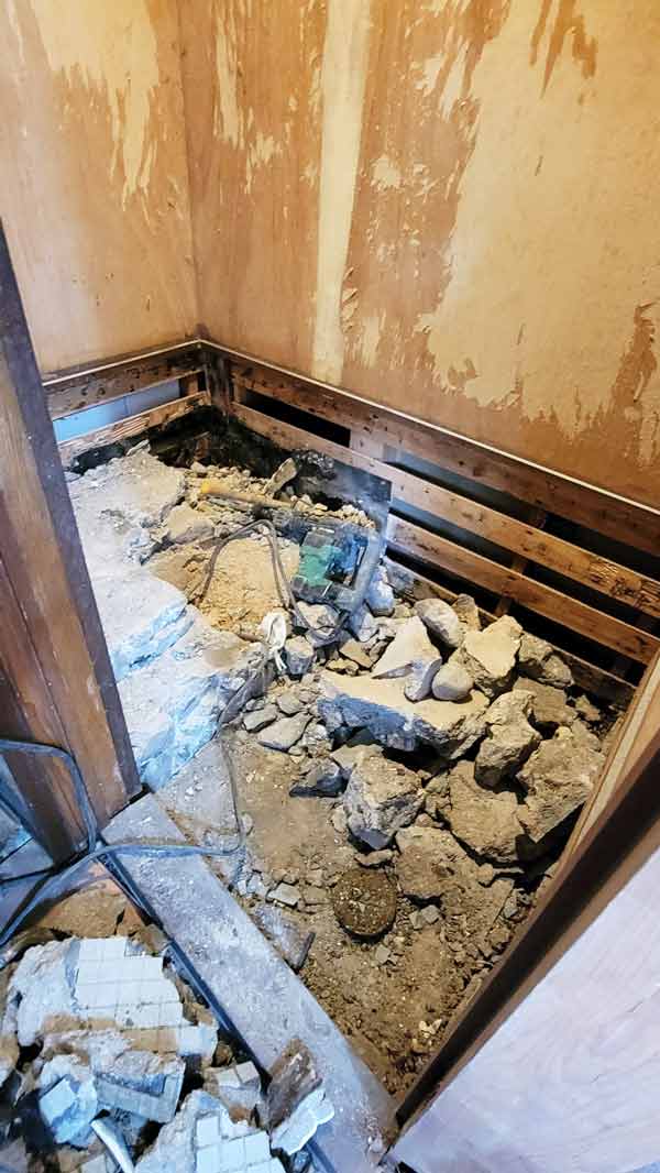 米子市O様邸水回りリフォーム施工中