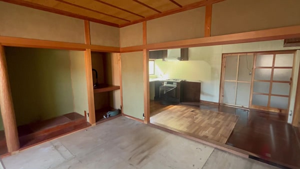 米子市A様邸LDKリフォーム施工前