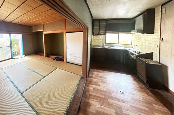 米子市A様邸LDKリフォーム施工前