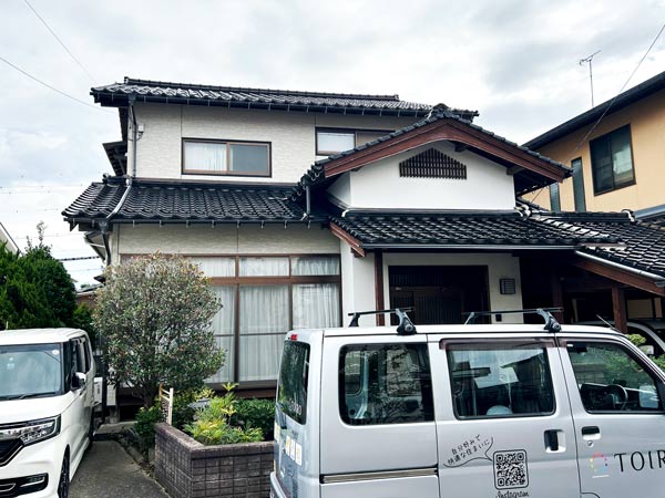米子市A様邸外壁塗装施工前
