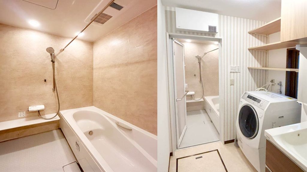 米子市Ｋ様邸浴室・洗面脱衣室リフォーム