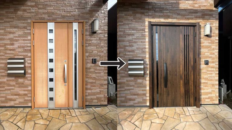 米子市S様邸玄関ドア・LIXILインプラスリフォーム