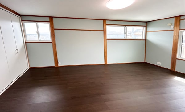 米子市I様邸和室から洋室子供部屋へリフォーム施工後