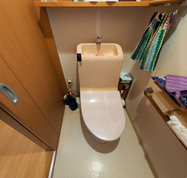 米子市U様邸バリアフリートイレリフォーム施工前