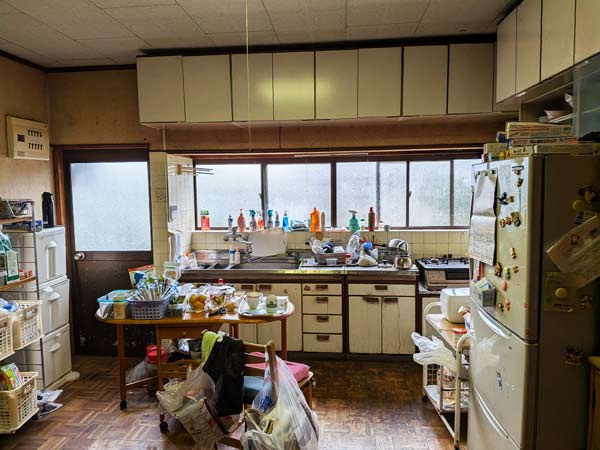 米子市H様邸ダイニングキッチンリフォーム施工前