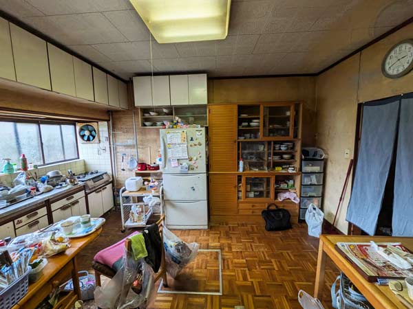 米子市H様邸ダイニングキッチンリフォーム施工前