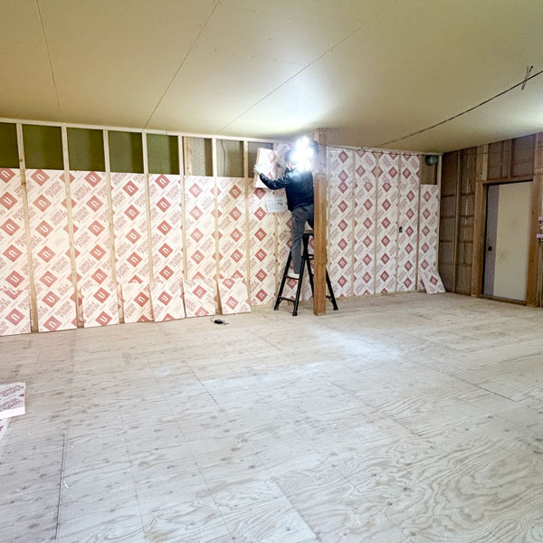 米子市I様邸ネオマフォーム施工中