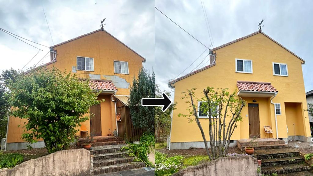 南部町I様邸外壁リフォーム