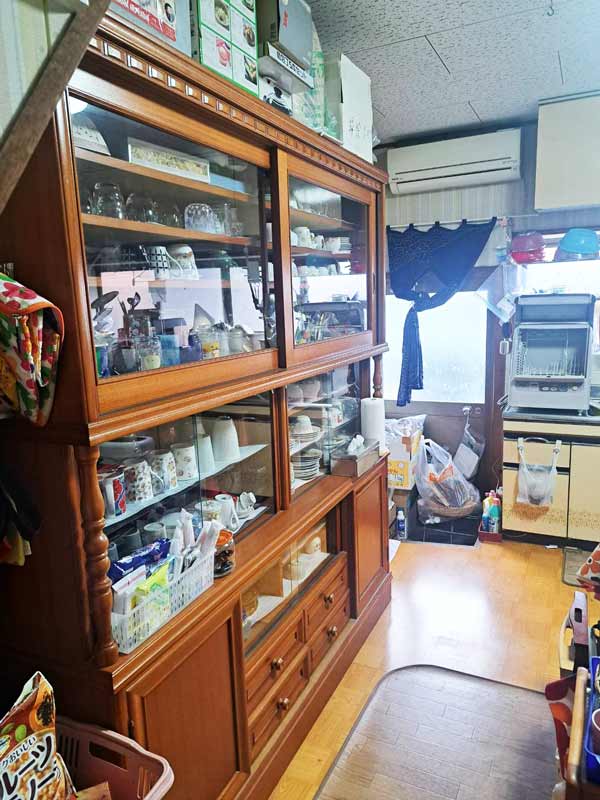 米子市I様邸キッチンから寝室へリフォーム施工前